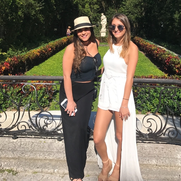 LF Pants - CLOSET CLOSING!! White LF Flowy Halter Romper